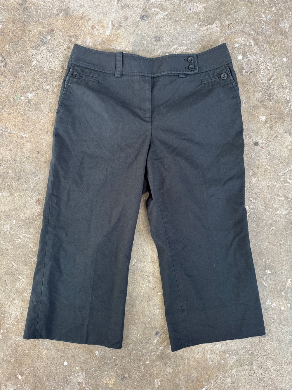 Ann Taylor Black Bermuda Dress Shorts